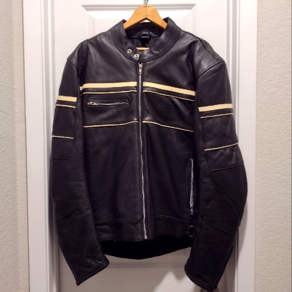 Men's Sedici leather Motorcycle Jacket - Picture 1 of 11